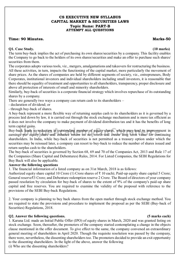 CMSL Question Sheet